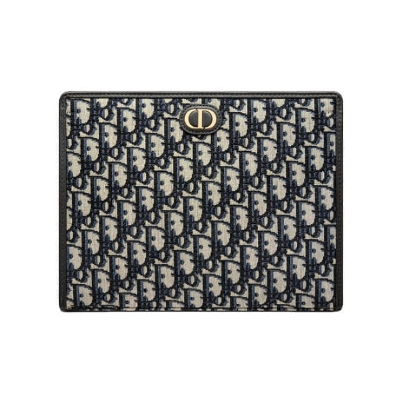 디올 30 MONTAIGNE 파우치 블루 Dior Oblique S2107UTZQ_M928