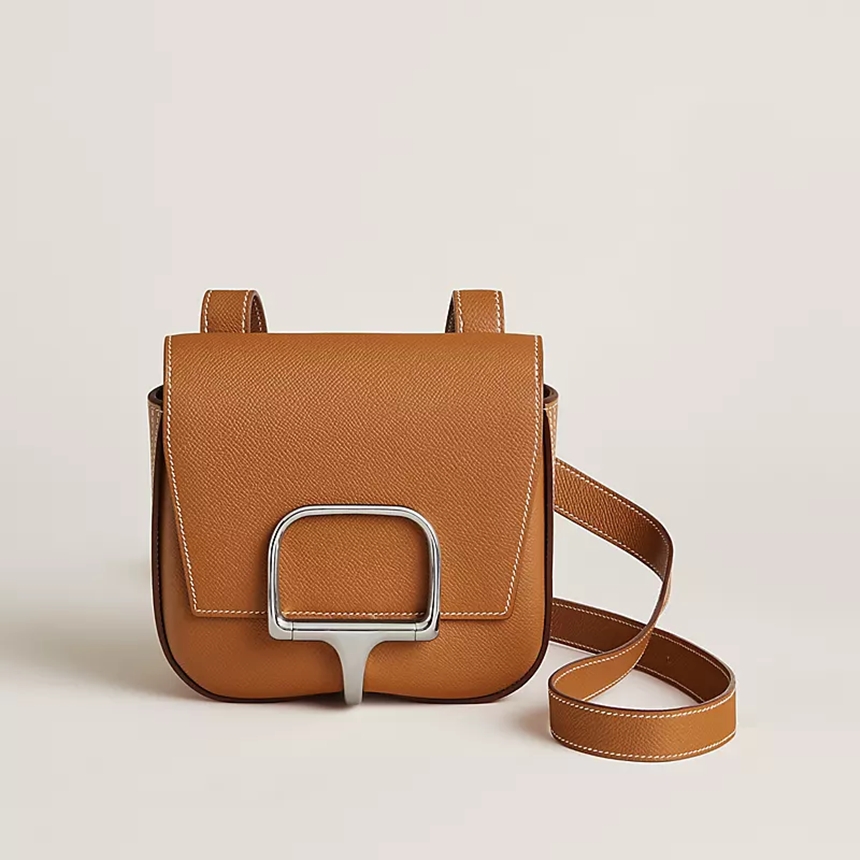에르메스 델라 카발레리아 미니 앱송 팔라듐 은장 골드 H082226CK37