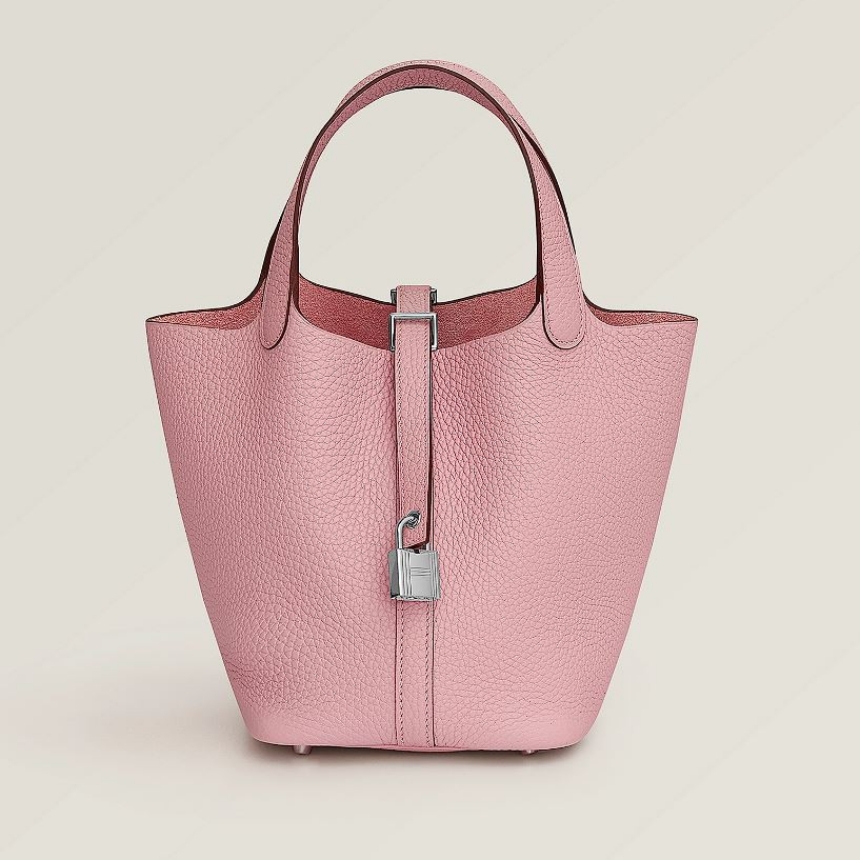 에르메스 피코탄 락 18 백 클레망스 팔라듐 로즈 사쿠라 H056289CK3Q
