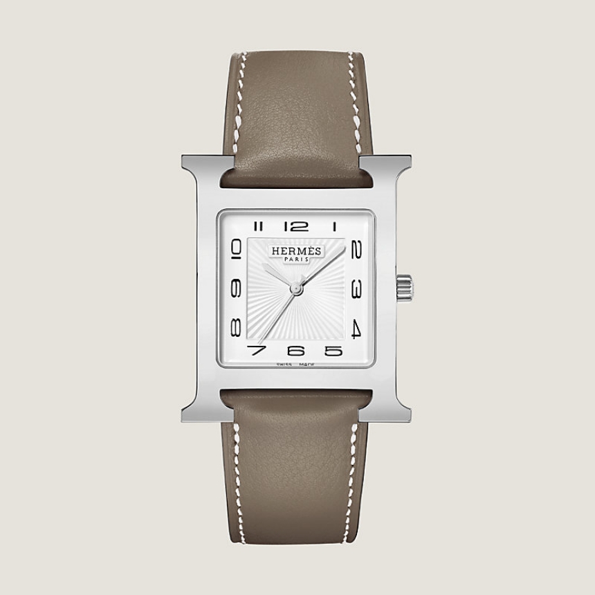 에르메스 H 시계 라지 34mm 스틸 스위프트 에토프 W036835WW00
