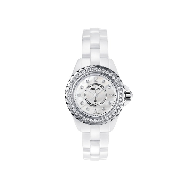 샤넬 J12 시계 29MM 화이트 다이아 H2572