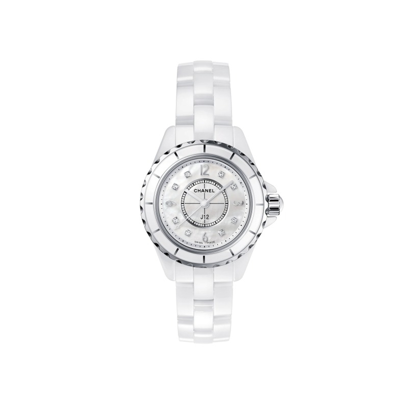 샤넬 J12 시계 29MM 화이트 다이아 H2570