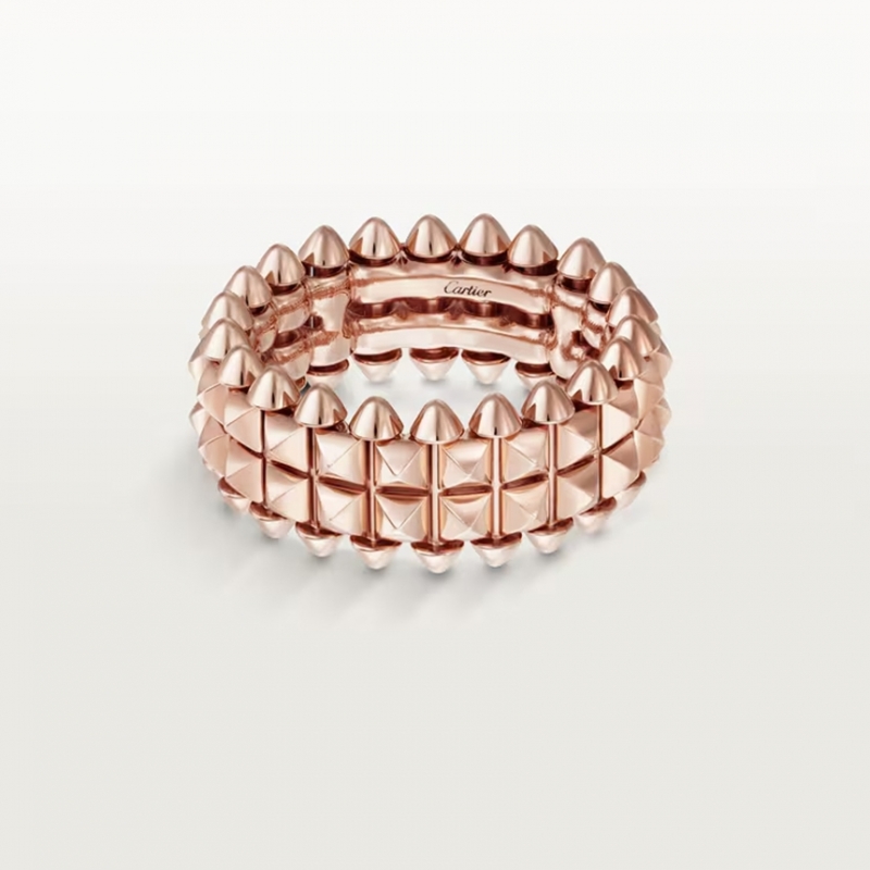 까르띠에 클래쉬 드 까르띠에 링 반지 더블 로우 핑크 골드 B4237800