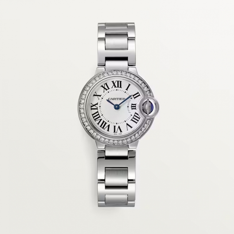 까르띠에 발롱 블루 드 까르띠에 워치 28mm 스틸 실버 W4BB0030