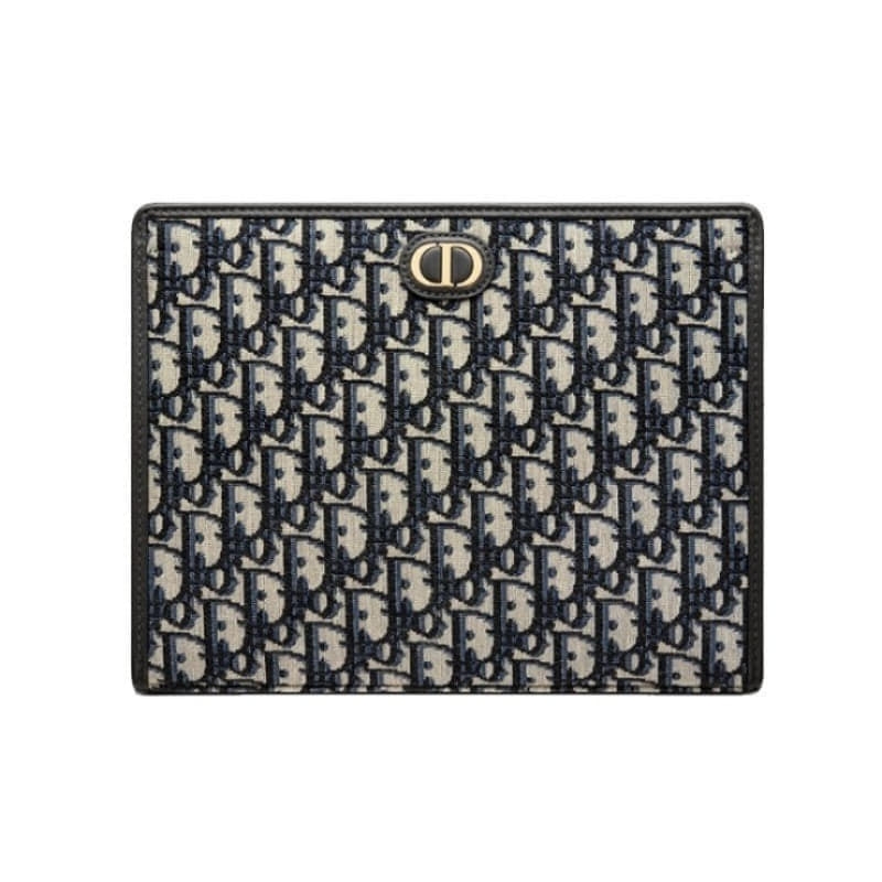 디올 30 MONTAIGNE 파우치 블루 Dior Oblique S2107UTZQ_M928