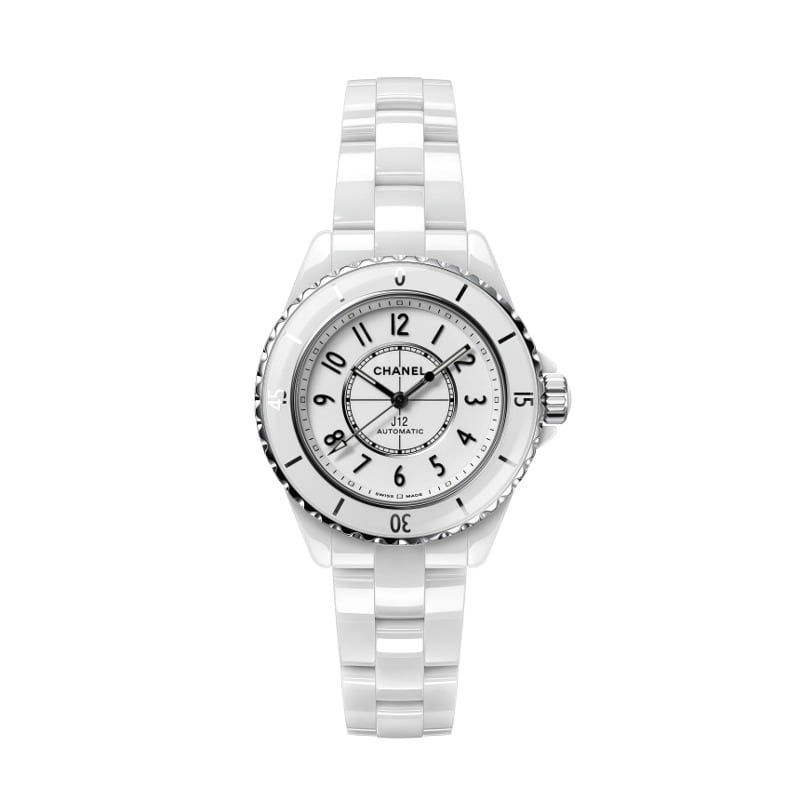 샤넬 J12 칼리버 12.2 시계 33MM 화이트 H5699