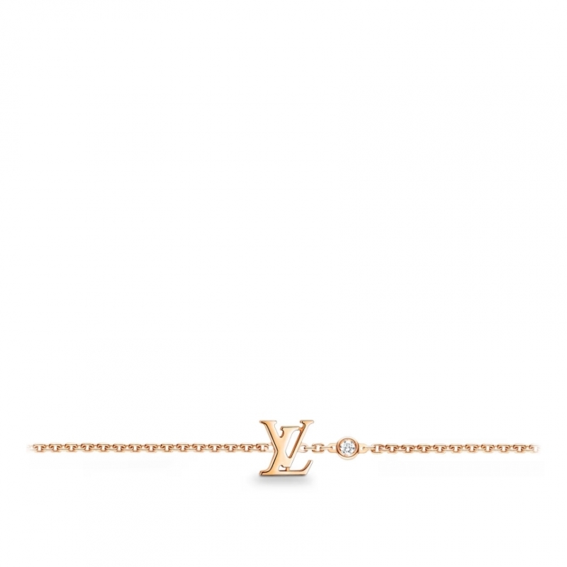 루이비통 이딜 블라썸 LV 팔찌핑크 골드 다이아몬드 Q95595