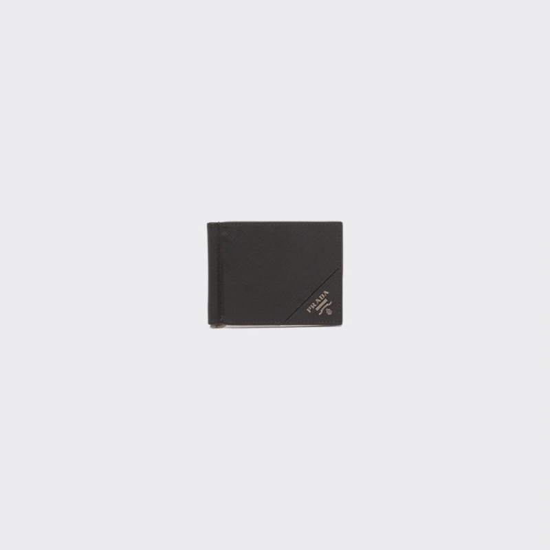 프라다 사파아노 가죽 머니 클립 지갑 2MN077 QME F0002